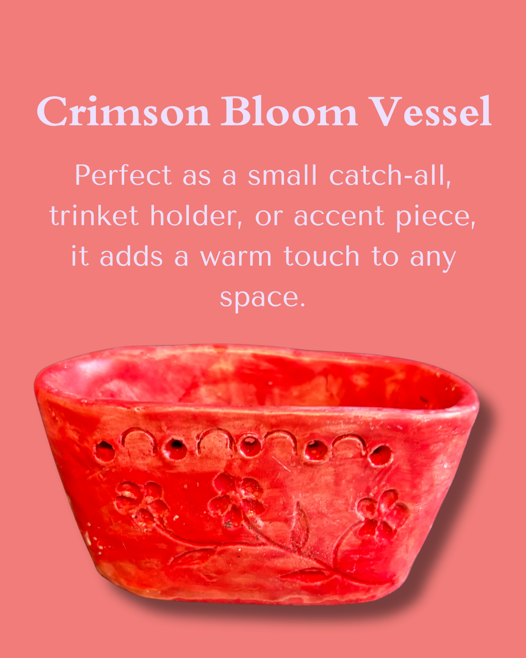 Crimson Bloom Vessel