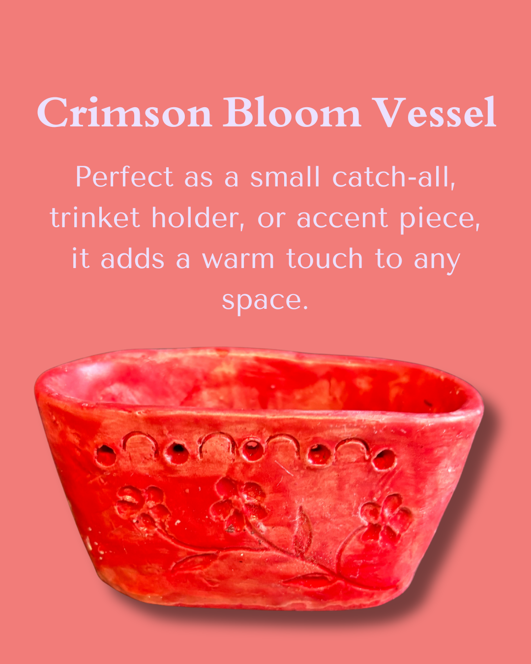 Crimson Bloom Vessel