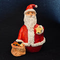 Santa with toy bag #19, 5"x5"x4"