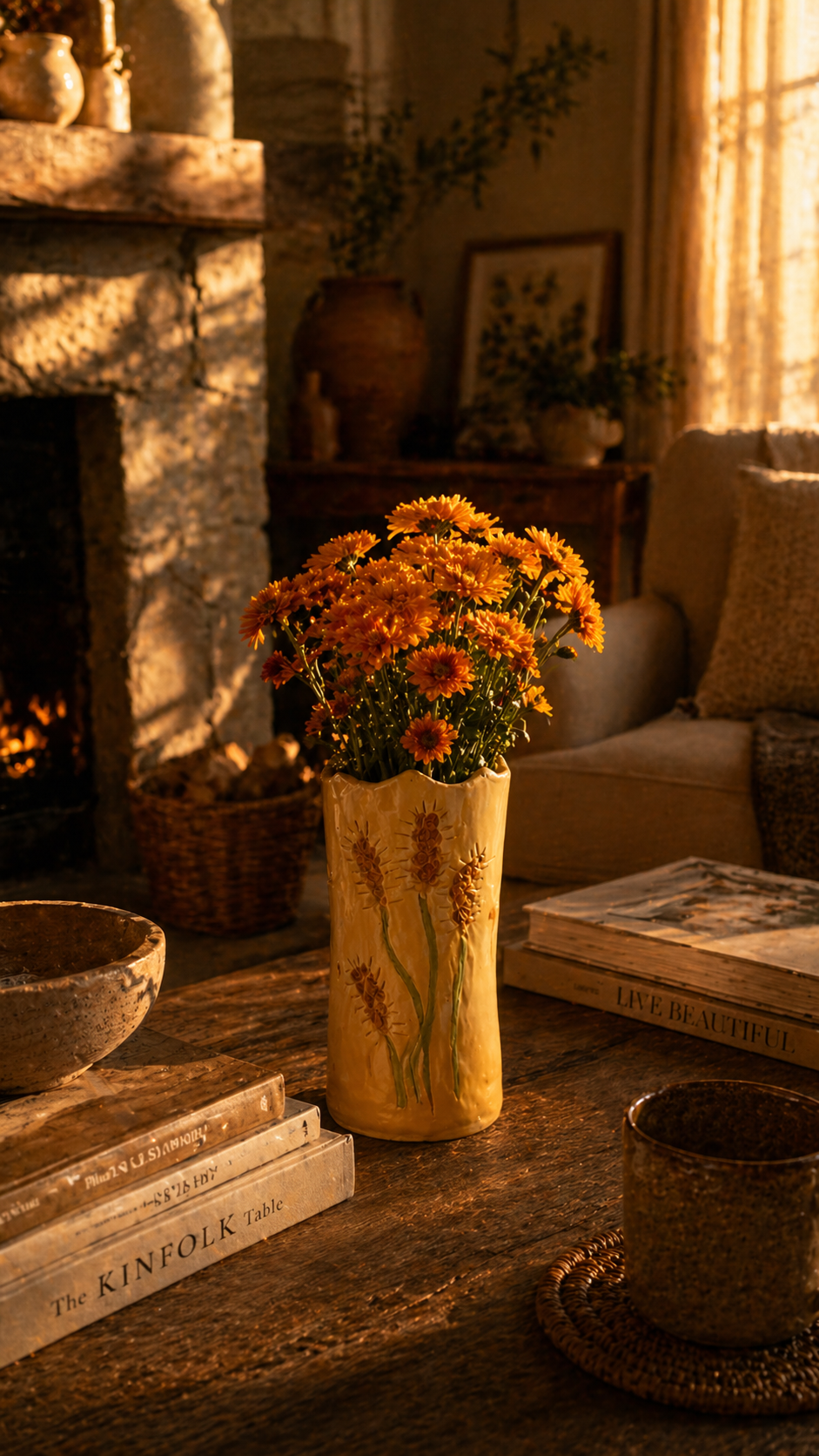 Fireside Harvest Vessel