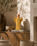 Golden Hearth Angel  8" x6" x3"
