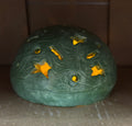 green light dome, night light    4" x4 1/2"