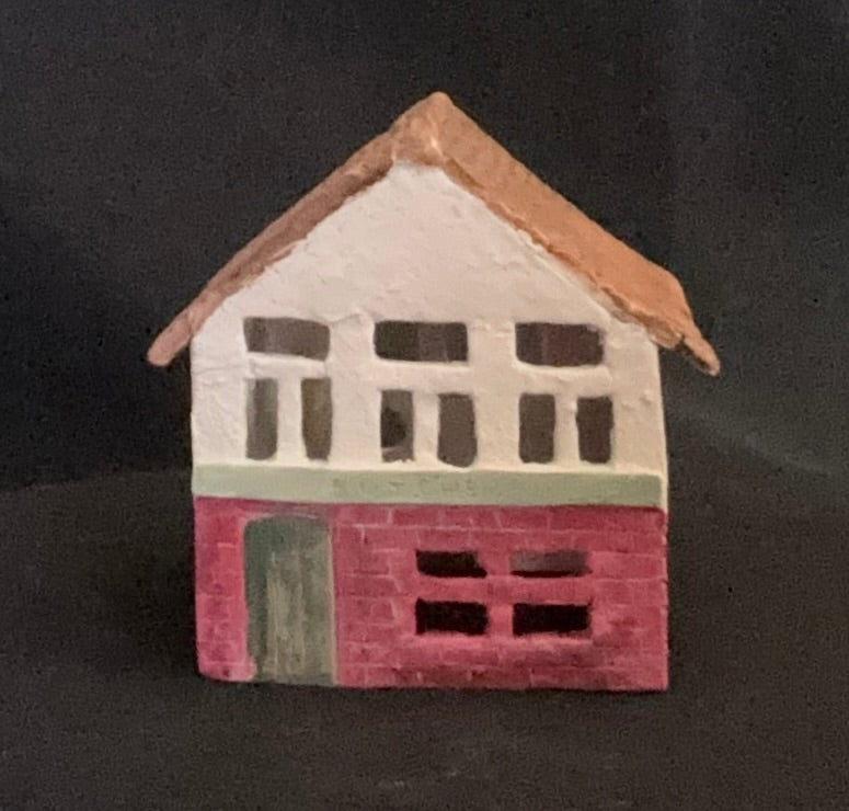 cottage with lights