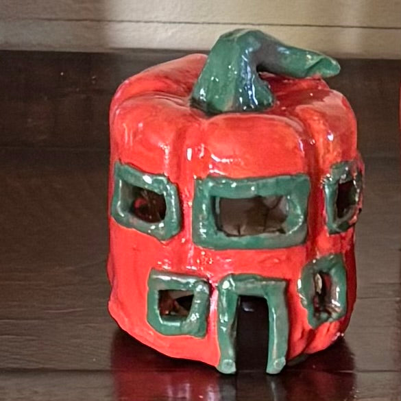 Pumpkin luminary