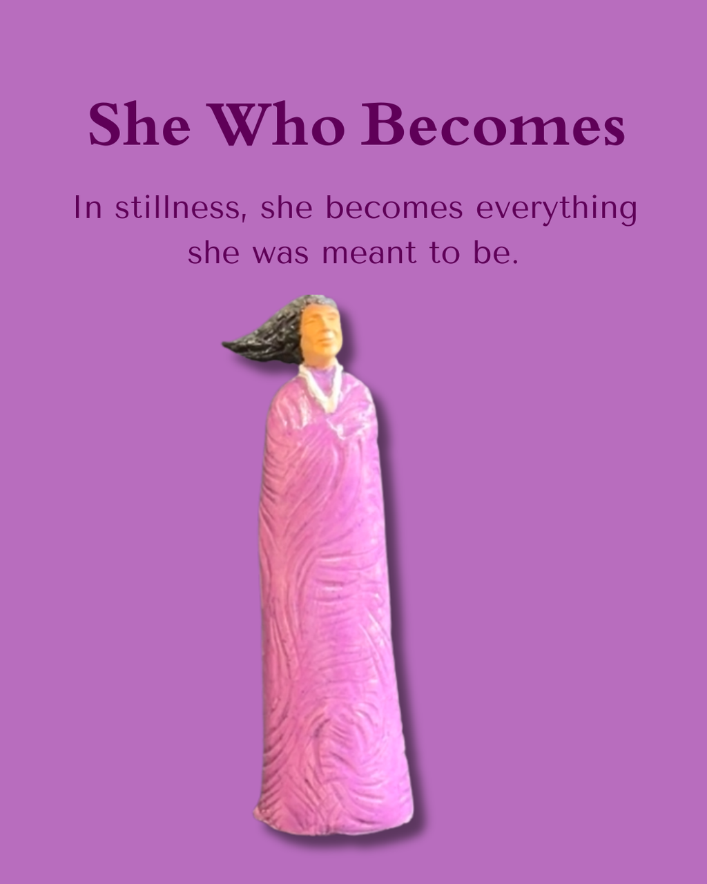 She Who Becomes (flowing hair #2  8"x3"x2)"  #2